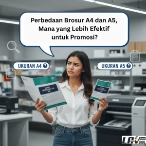 Perbedaan Brosur A4 dan A5
