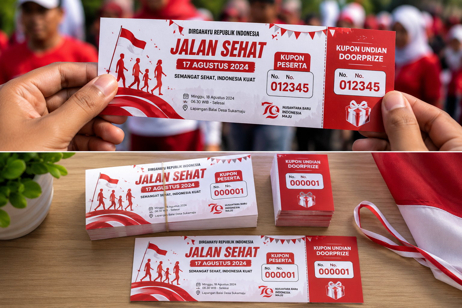 image 3 cetak kupon jalan sehat 17 agustus